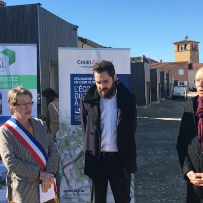 Maisons Axial inaugure l'Ecoquartier d'Echalas 2