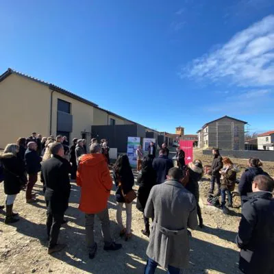 Maisons Axial inaugure l'Ecoquartier d'Echalas