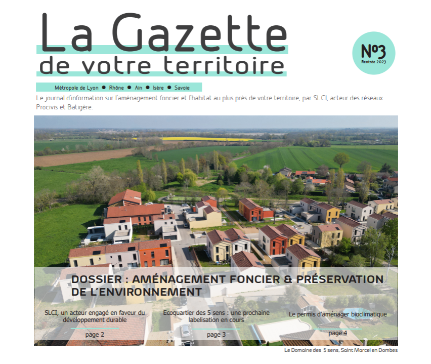 La Gazette de votre territoire par le groupe SLCI n°3